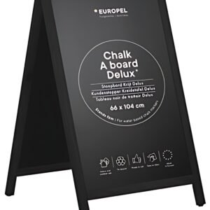 EUROPEL Panneau trottoir DELUXE, 660 x 1.040 mm, noir