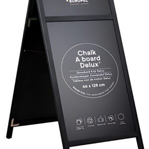 EUROPEL Panneau trottoir DELUXE, 660 x 1.280 mm, noir