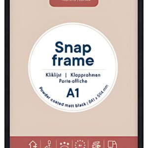EUROPEL Cadre porte-affiche Premium+, A3, noir