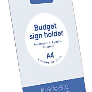 EUROPEL Porte-visuel Budget, A4 portrait, incliné