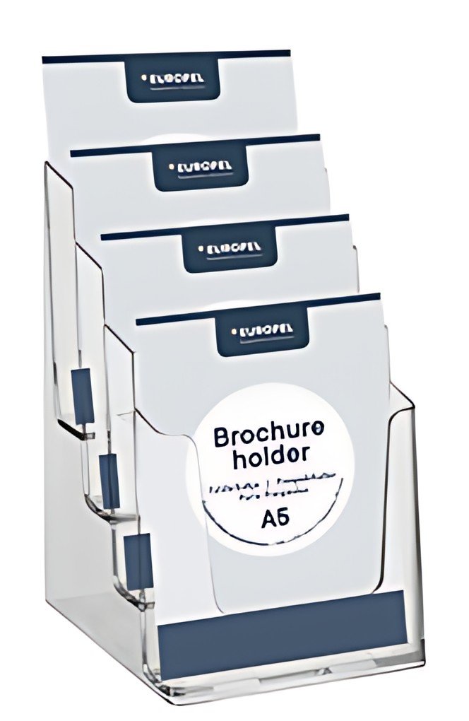 EUROPEL Porte-brochures, A5 portrait, transparent