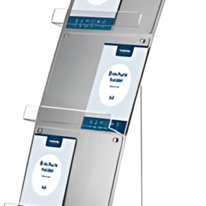EUROPEL Porte-brochures sur pied, A4, 6 compartiments