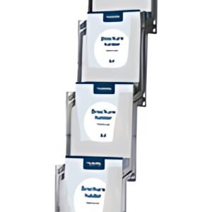 EUROPEL Porte-brochures sur pied, A4, 5 x A4, pliable