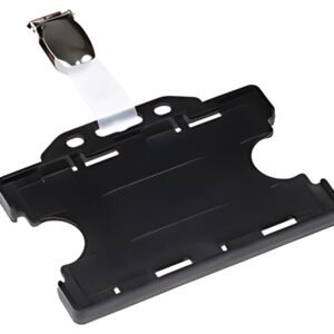 EUROPEL Porte-badge, ouvert, avec clip, 54 x 85 mm
