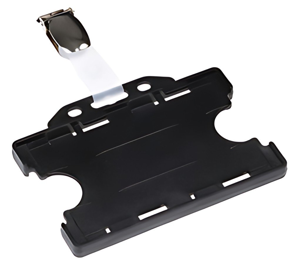 EUROPEL Porte-badge, ouvert, avec clip, 54 x 85 mm
