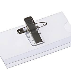 EUROPEL Porte-nom, avec pince combinée, 60 x 90 mm