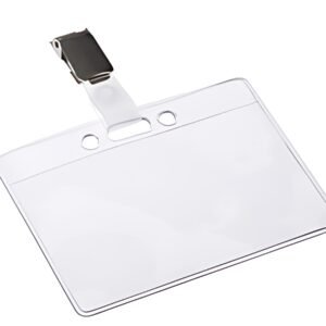 EUROPEL Porte-nom, ouvert en haut, avec clip, 60 x 90 mm