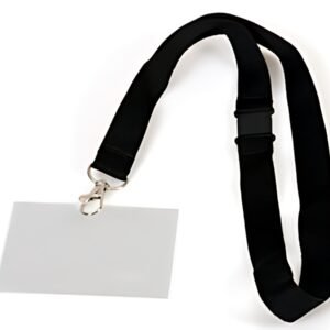 EUROPEL Porte-nom avec cordon textile, 90 x 60 mm