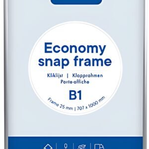 EUROPEL Cadre porte-affiche economy, A3, 25 mm, argent
