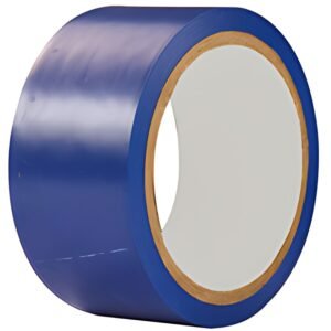 rillprint Bande de marquage au sol, 50 mm x 33 m, bleu