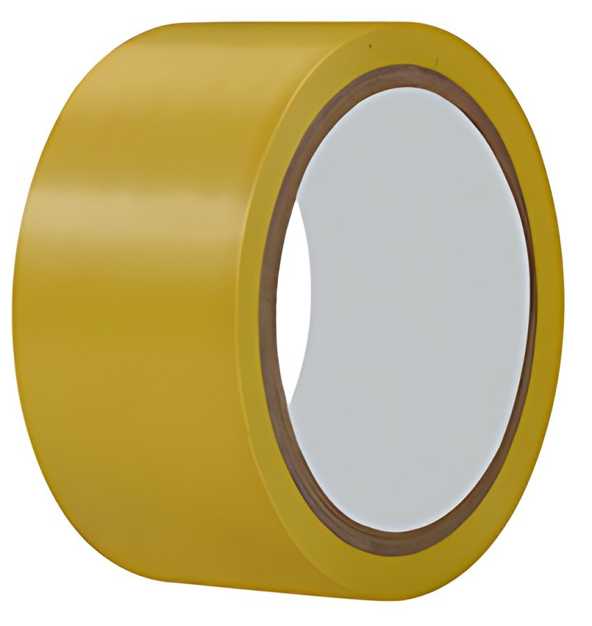 rillprint Bande de marquage au sol, 50 mm x 33 m, jaune