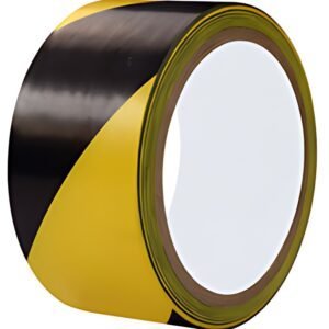 rillprint Bande de marquage au sol, 50 mm x 33 m, jaune/noir