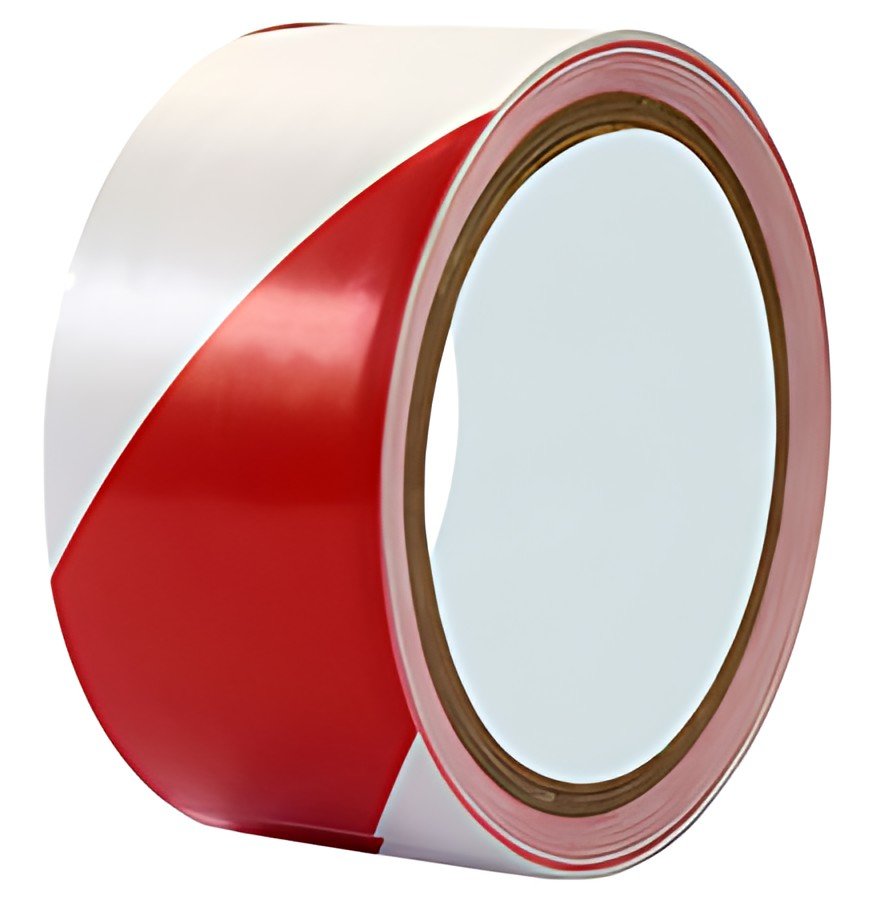 rillprint Bande de marquage au sol, 50 mm x 33 m, blanc