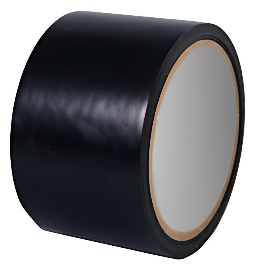 rillprint Bande de marquage au sol, 50 mm x 33 m, noir