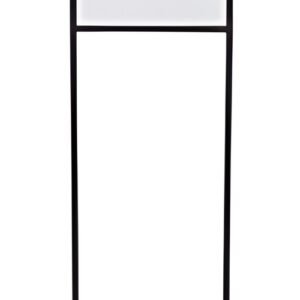 EUROPEL Porte-visuel sur pied, A3, métal, noir