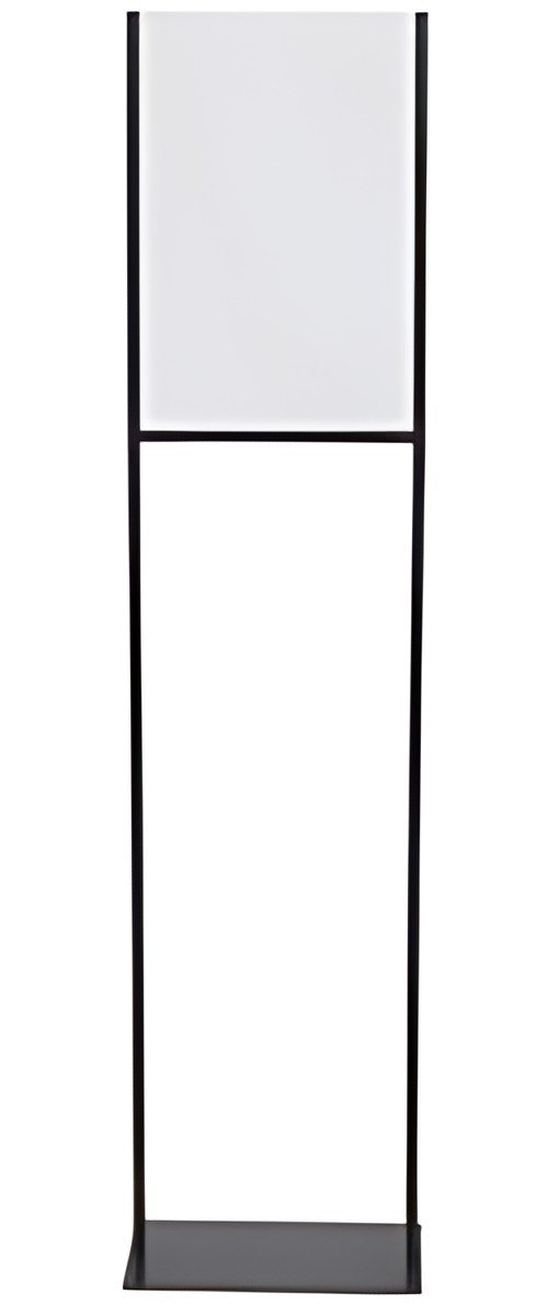 EUROPEL Porte-visuel sur pied, A4 métal, noir