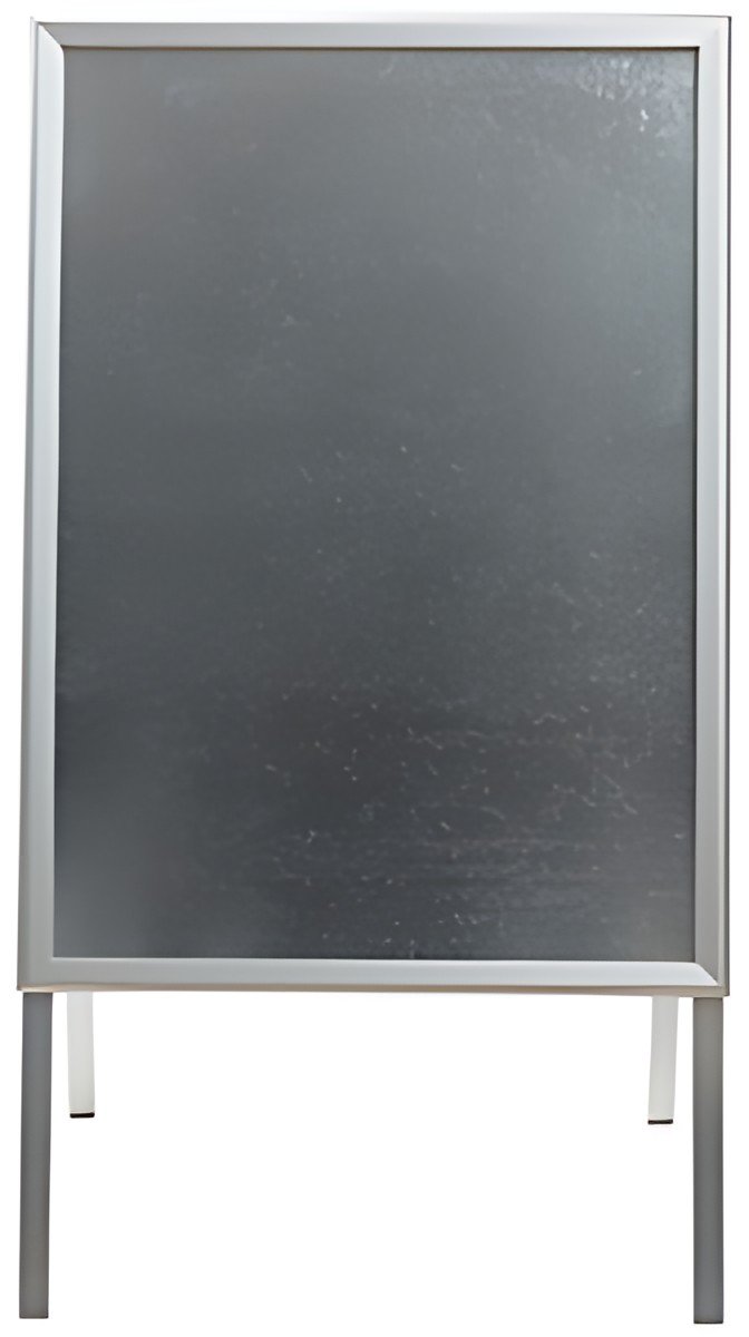 EUROPEL Panneau trottoir ECONOMY OUTDOOR, A1, argent