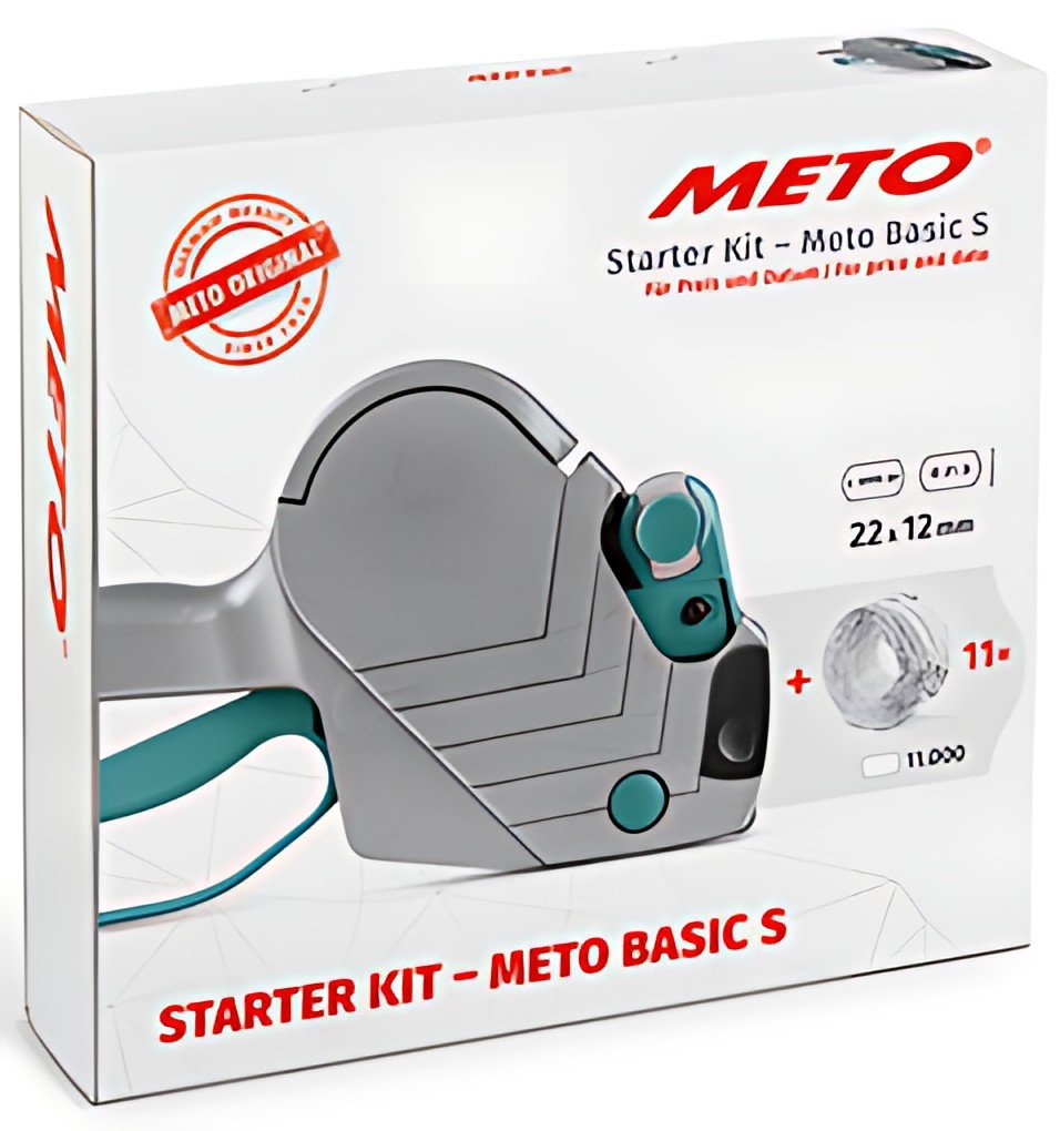 METO Étiqueteuse de prix Basic S 822, kit de démarrage
