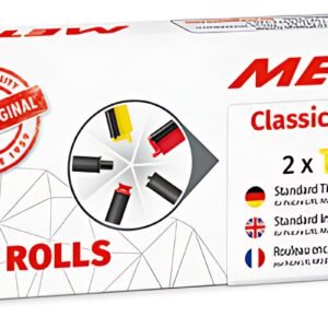 METO Rouleau d'encre pour étiqueteuse Classic L/XL, noir