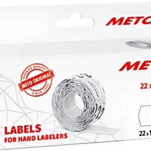 METO Étiquette pour étiqueteuse, 22 x 16 mm, blanc