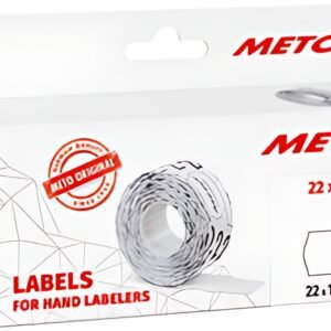 METO Étiquette pour étiqueteuse, 22 x 16 mm, blanc