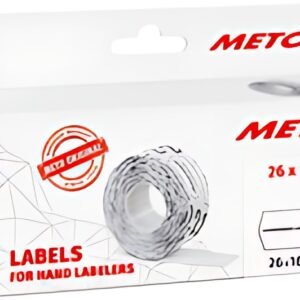METO Étiquette pré-imprimée pour étiqueteuse, 26 x 16 mm