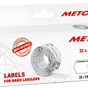 METO Étiquette pré-imprimée pour étiqueteuse, 32 x 19 mm