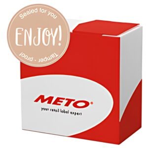 METO Etiquette autocollante "Enjoy - Sealed for you"