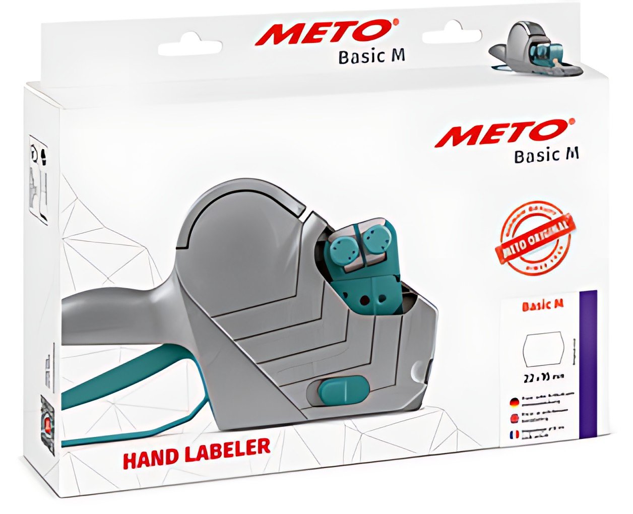 METO Étiqueteuse de prix Basic M 1622, 2 lignes,16 positions
