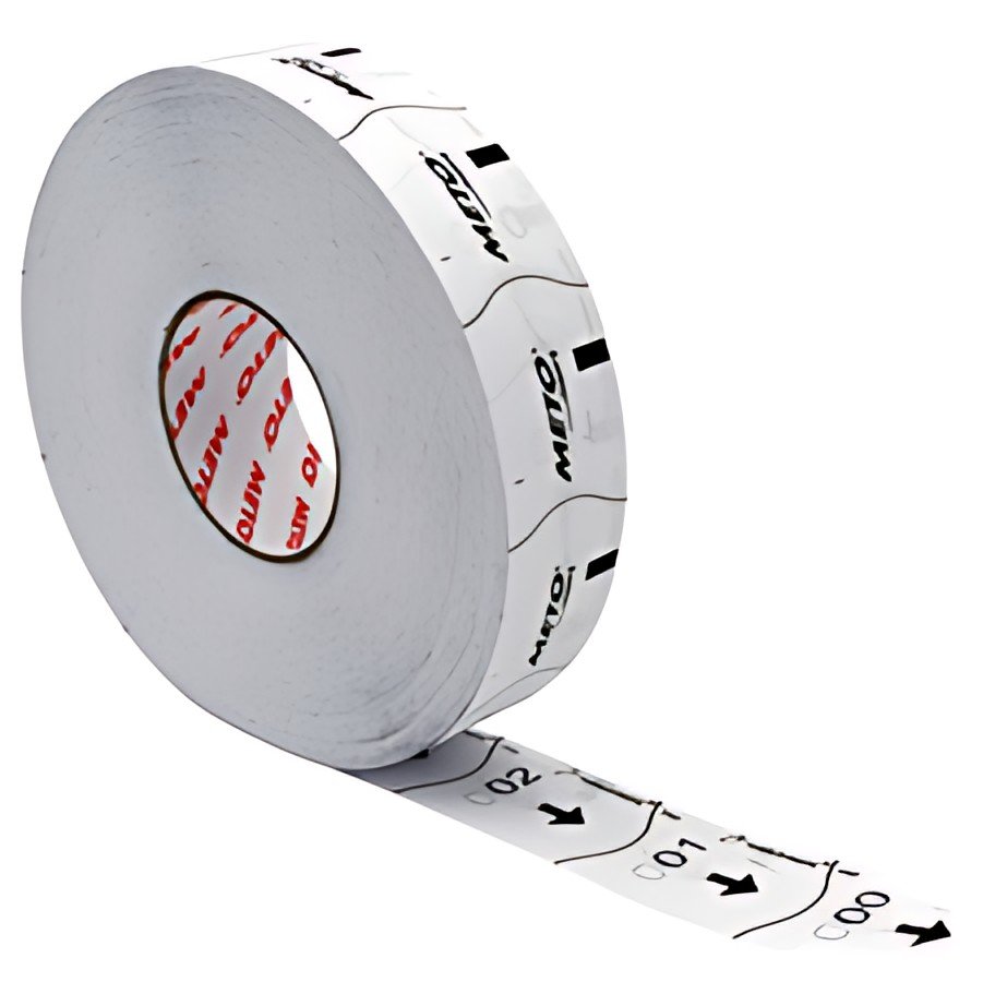 METO Tickets T90 pour distributeur Turn-O-Matic, blanc