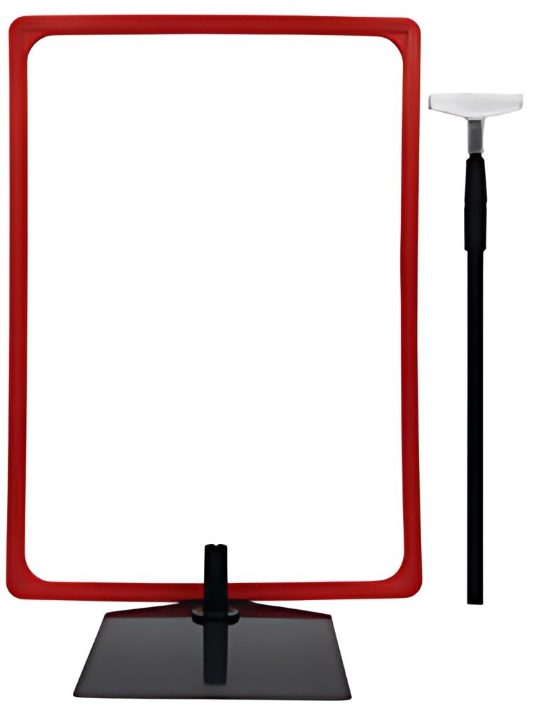 METO Support pour cadre, A3, incl. cadre, rouge