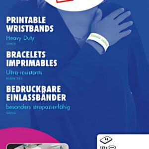 AVERY Zweckform Bracelet imprimable, 265 x 18 mm, blanc