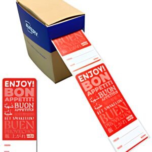 AVERY Étiquette de fermeture "bon appétit", 40 x 95 mm