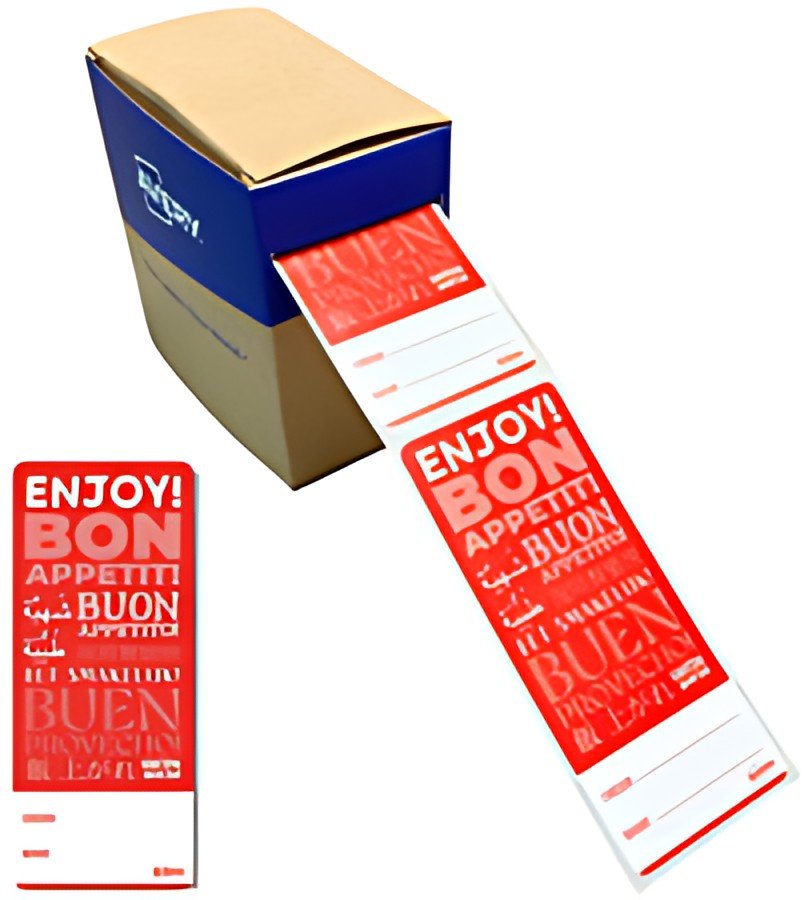 AVERY Étiquette de fermeture "bon appétit", 40 x 95 mm