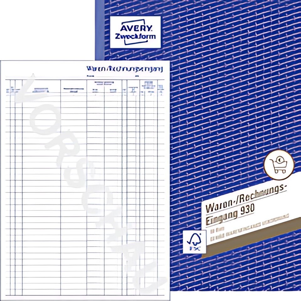 AVERY Zweckform Formularbuch "Waren-/Rechnungseingangsbuch"