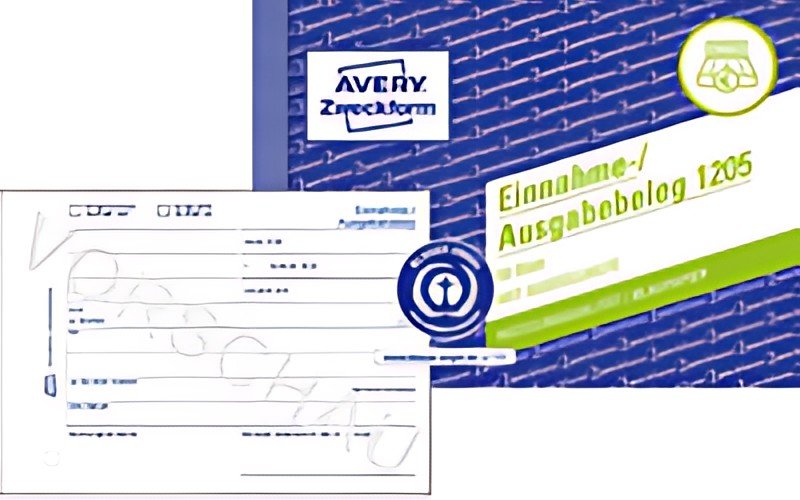 AVERY Zweckform Formularbuch "Einnahme-/Ausgabebeleg"