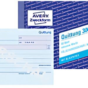 Carnet de formulaires AVERY Zweckform "Reçu", A6 paysage, 50 feuilles