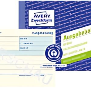 AVERY Zweckform carnet de formulaires "réception d'émission", A6 paysage, jaune