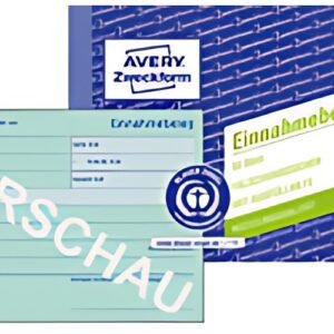 AVERY Zweckform formulaire "reçu de recettes", A6 paysage, vert