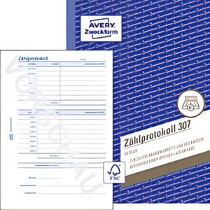 AVERY Zweckform Formularbuch "Zählprotokoll", DIN A5