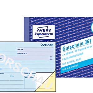 AVERY Zweckform Formularbuch "Gutschein", A6 quer