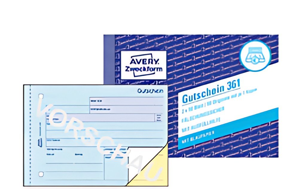 AVERY Zweckform Formularbuch "Gutschein", A6 quer