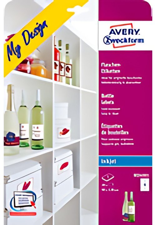 AVERY Zweckform My Design Etiquette de bouteilles, jet encre