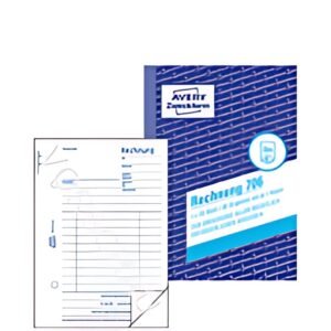 Carnet de formulaires AVERY Zweckform "Facture", A6, 2 x 50 feuilles