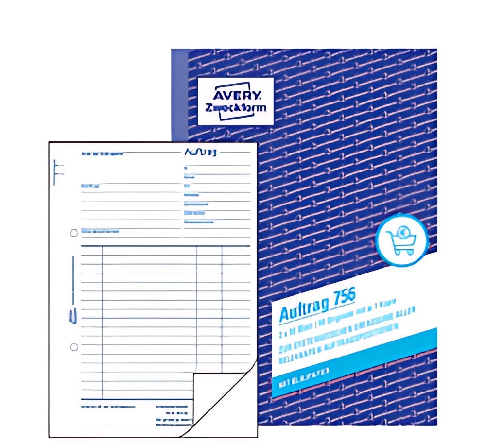 AVERY Zweckform formulaire "Commande", A5, 2 x 50 feuilles