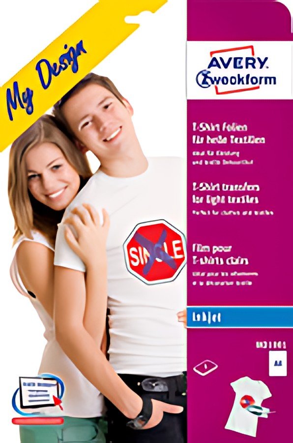 AVERY Zweckform My Design Film transfert pour T-Shirt, A4