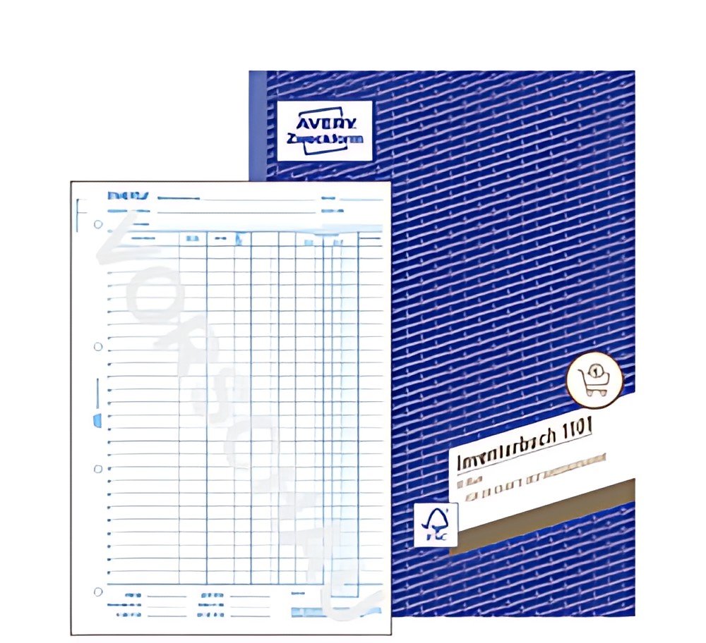 AVERY Zweckform Formularbuch "Inventurbuch", A4, 50 Blatt