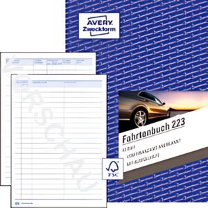 AVERY Zweckform formulaire livre « carnet de voyage », A5, 40 feuilles