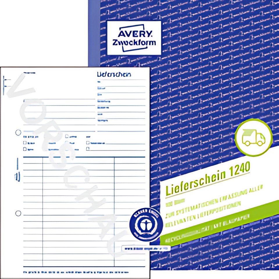 AVERY Zweckform Formularbuch "Lieferschein", RC, A5
