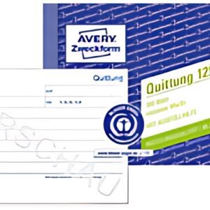 Livre de formulaires de recyclage AVERY Zweckform "Reçu, TVA incluse."